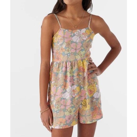 O'neill GIRL'S DORRIE JANIS FLORAL ROMPER - Picture 6 of 6